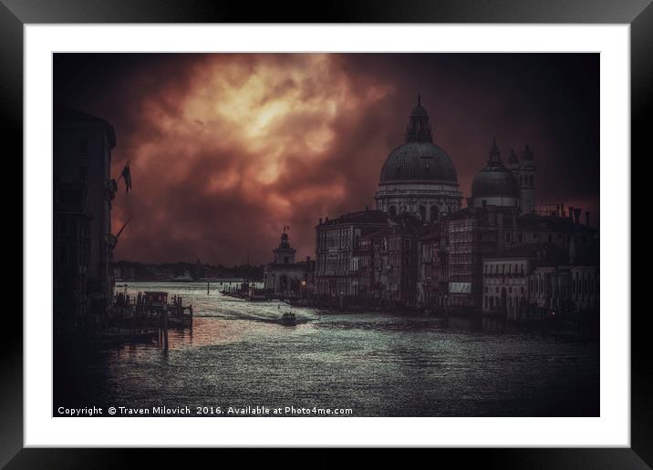 Venice Framed Mounted Print by Traven Milovich