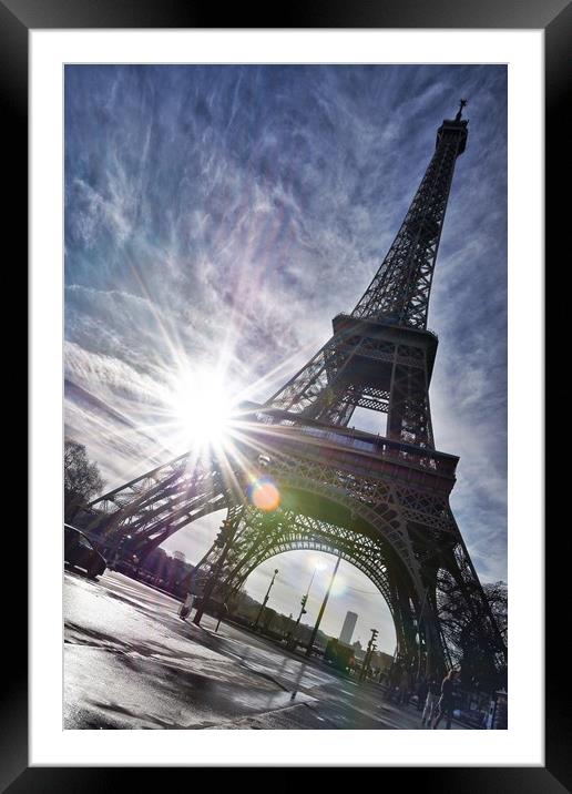 Paris in the spring time Framed Mounted Print by Scott Anderson