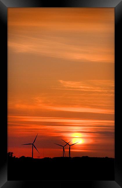 Fenland Sunset Framed Print by Mike Sherman Photog