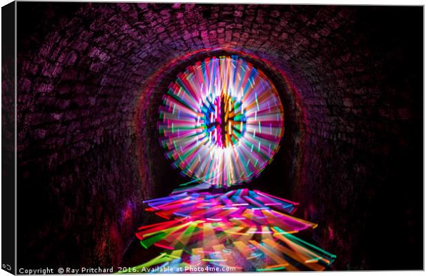 Painting with Light Underground Canvas Print by Ray Pritchard