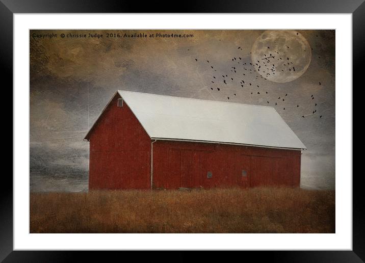 The  Red Barn  Framed Mounted Print by Heaven's Gift xxx68