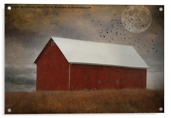 The  Red Barn  Acrylic by Heaven's Gift xxx68