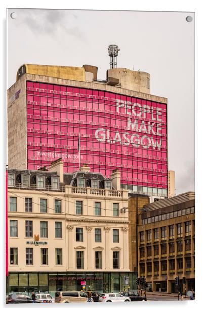 City of Glasgow College Acrylic by Antony McAulay