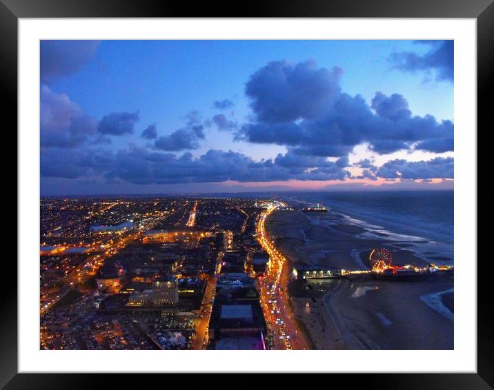 Blackpool Tower View Framed Mounted Print by Andy Smith
