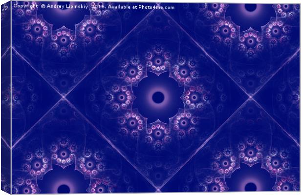 fractal pattern Canvas Print by Andrey Lipinskiy