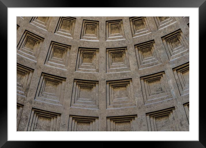 The Pantheon Dome 2 (Rome) Framed Mounted Print by Paul Andrews