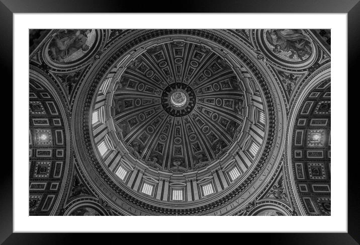 St Peters Basilica Framed Mounted Print by Paul Andrews
