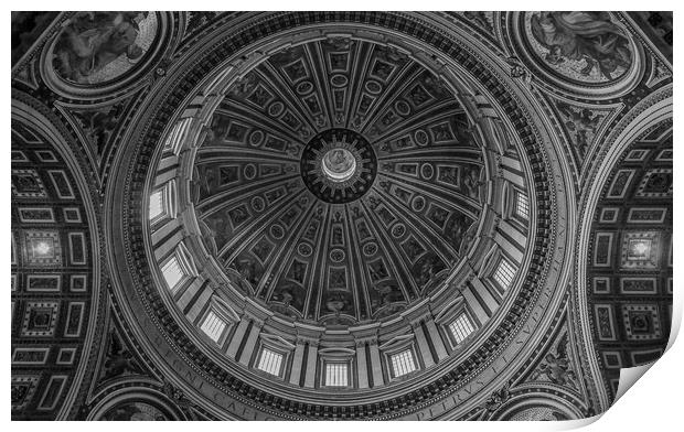 St Peters Basilica Print by Paul Andrews