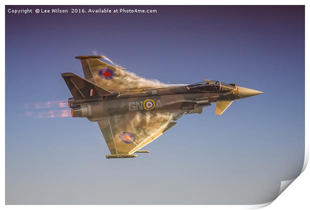 Typhoon  Print by Lee Wilson