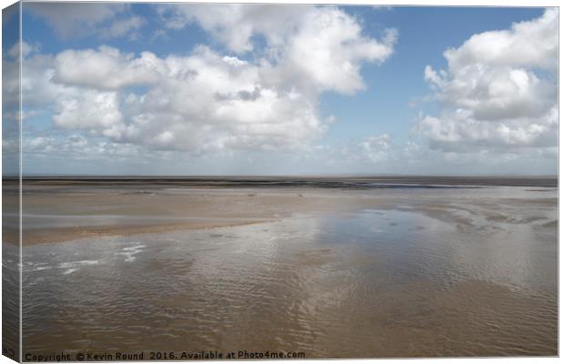 Severn Estuary Canvas Print by Kevin Round
