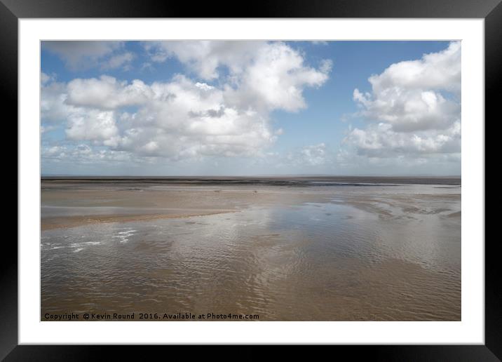 Severn Estuary Framed Mounted Print by Kevin Round