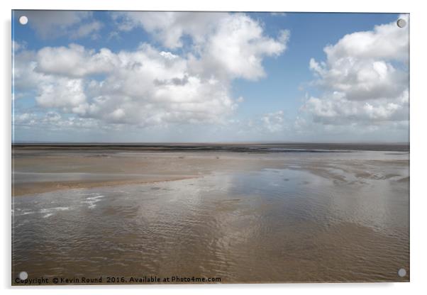 Severn Estuary Acrylic by Kevin Round