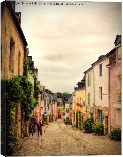 St Goustan and Auray Brittany France Canvas Print by Lynn Bolt