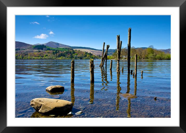 Derwentwater, Lake District  Framed Mounted Print by M Meadley