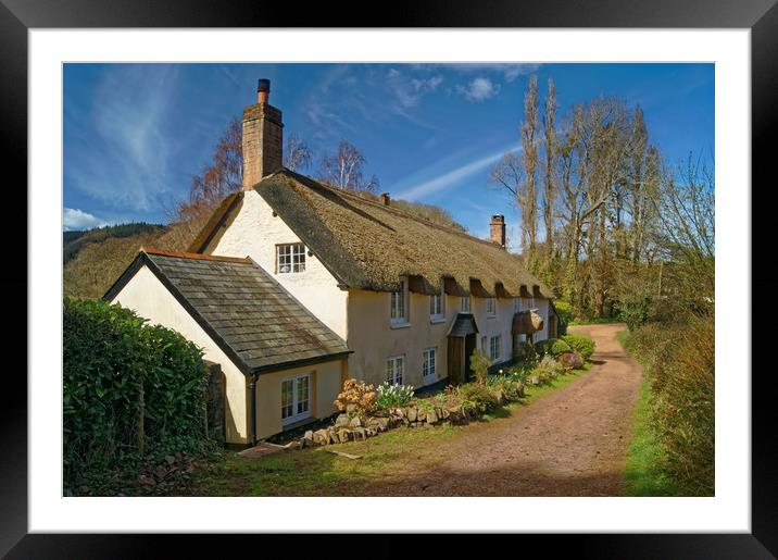 Dunster Cottage                        Framed Mounted Print by Darren Galpin