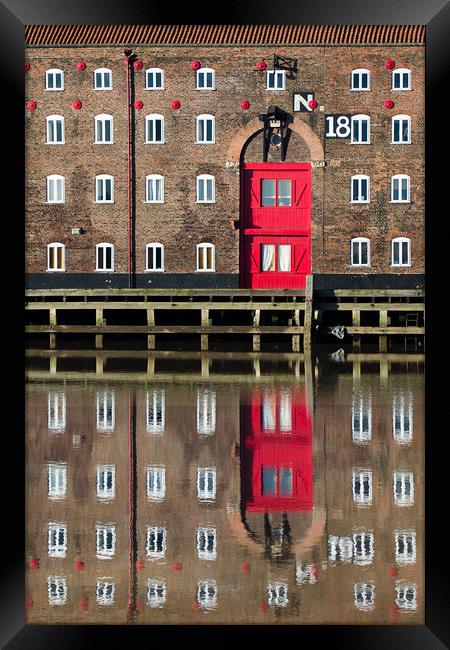 Pease Warehouse Framed Print by M Meadley
