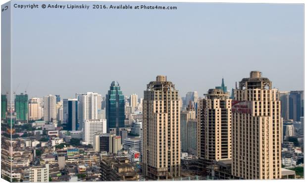 Views of Bangkok Baiyoke Sky Canvas Print by Andrey Lipinskiy