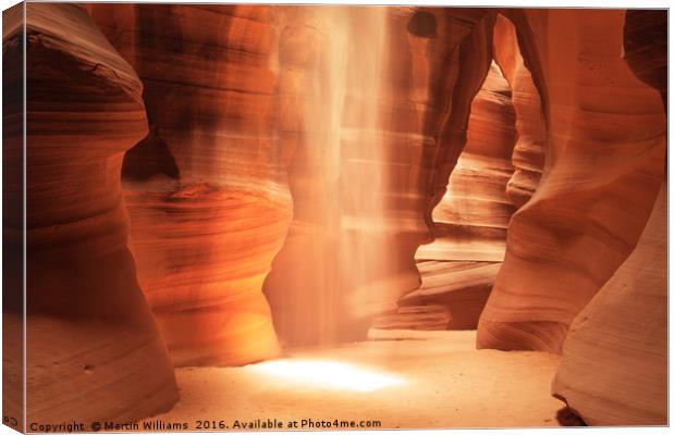 Inner Glow - Antelope Canyon Canvas Print by Martin Williams