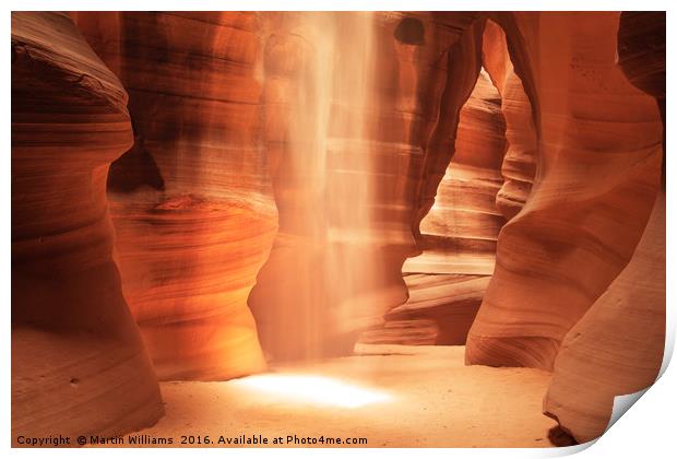 Inner Glow - Antelope Canyon Print by Martin Williams