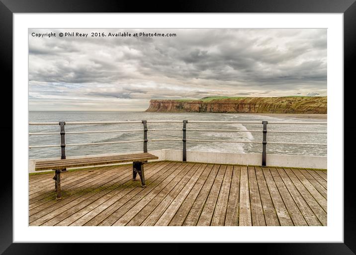 The end of the pier Framed Mounted Print by Phil Reay