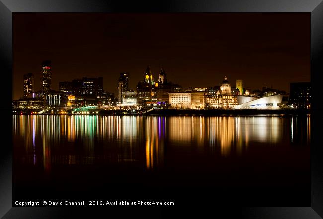 Liverpool Waterfront Framed Print by David Chennell
