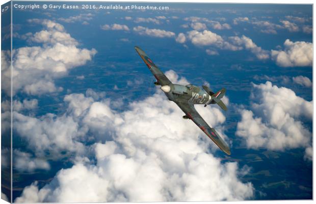 Hawker Hurricane IIB of 174 Squadron Canvas Print by Gary Eason