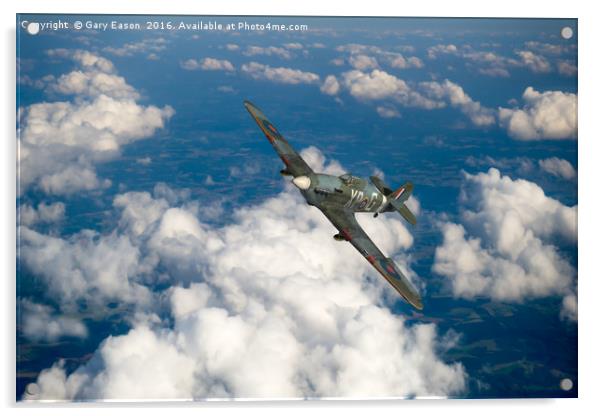 Hawker Hurricane IIB of 174 Squadron Acrylic by Gary Eason