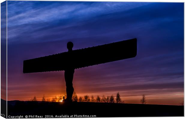 The Angel of the North Canvas Print by Phil Reay