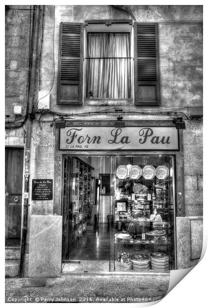 Forn La Pau Print by Perry Johnson