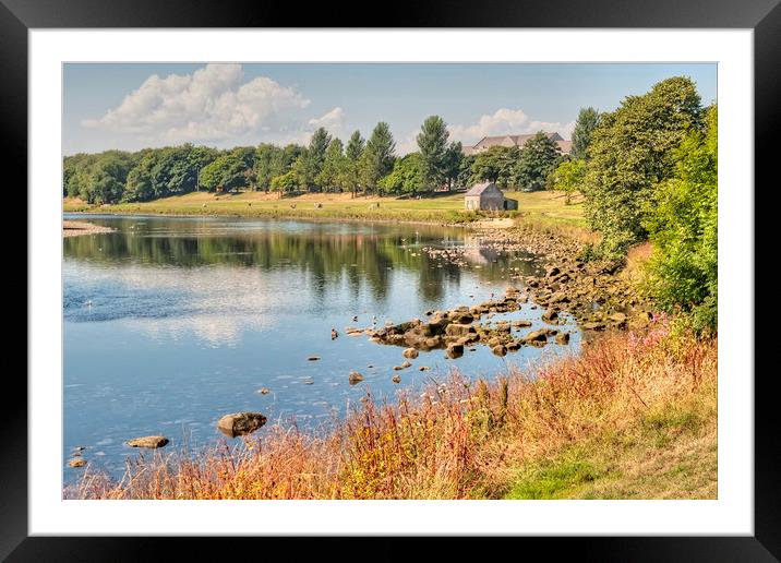 River Dee Framed Mounted Print by Valerie Paterson