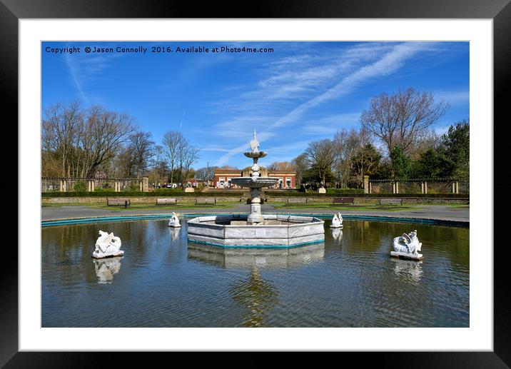 Stanley Park Fountains Framed Mounted Print by Jason Connolly