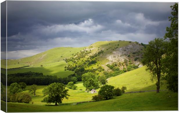 Bunster Hill Dovedale Canvas Print by Darren Burroughs