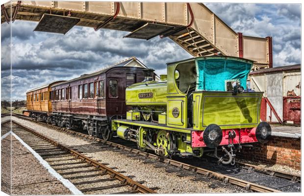 Rosyth No 1 At Furnace Sidings Canvas Print by Steve Purnell