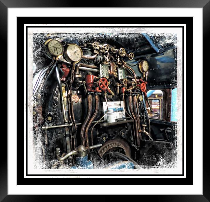 Speeding through history Framed Mounted Print by Andy Smith