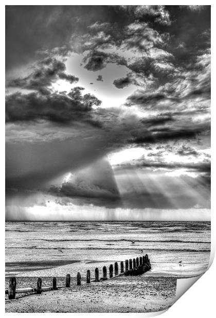 Sun-rays and Showers Print by Malcolm McHugh