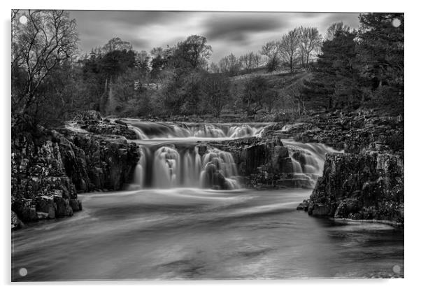 Low Force Waterfalls Acrylic by Roger Green