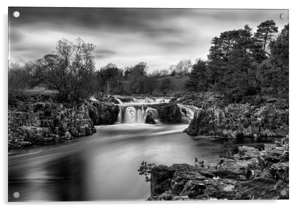 Low Force Waterfalls Acrylic by Roger Green