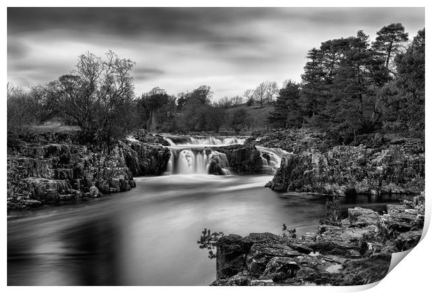 Low Force Waterfalls Print by Roger Green