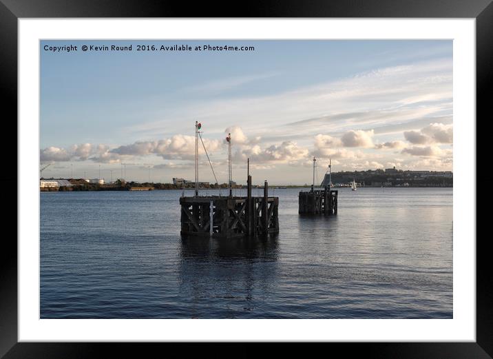 Cardiff Bay Structures Framed Mounted Print by Kevin Round