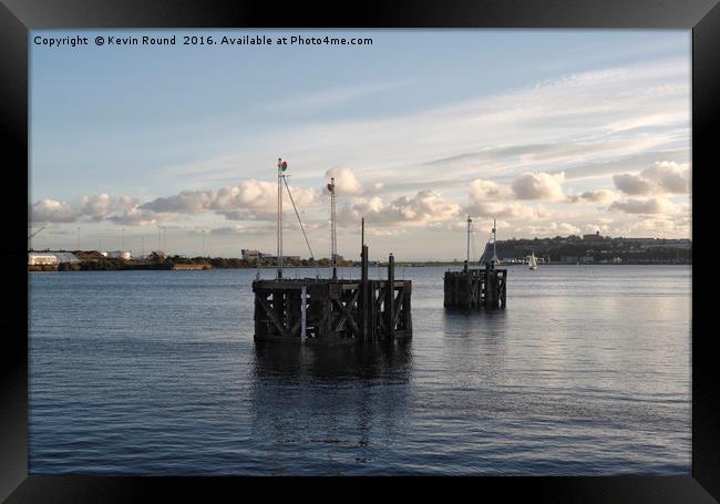 Cardiff Bay Structures Framed Print by Kevin Round