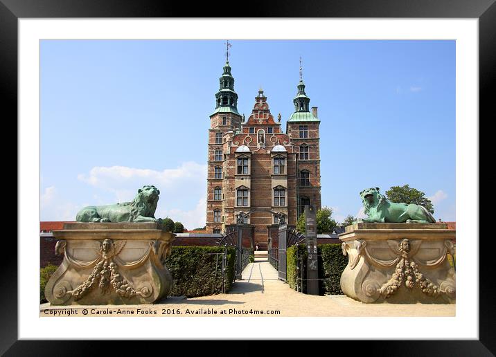 Rosenborg Castle Museum Framed Mounted Print by Carole-Anne Fooks