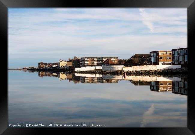 West Kirby Marine Lake Framed Print by David Chennell