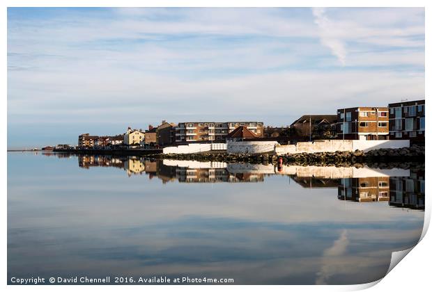 West Kirby Marine Lake Print by David Chennell