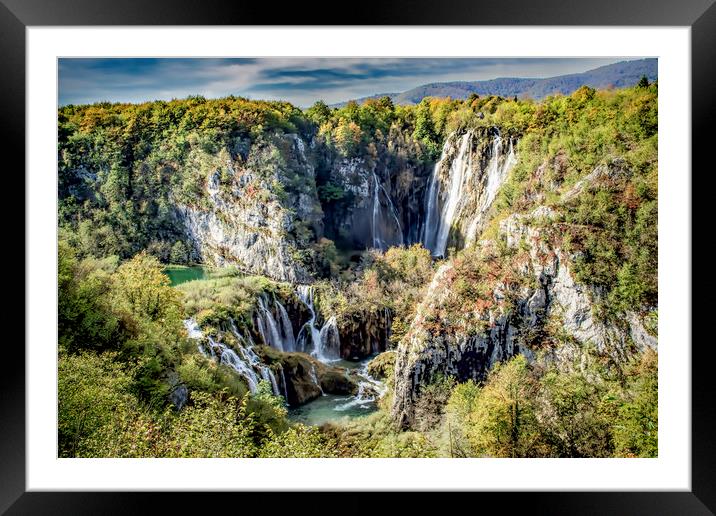 Plitvice National Park, Croatia. Framed Mounted Print by Colin Metcalf