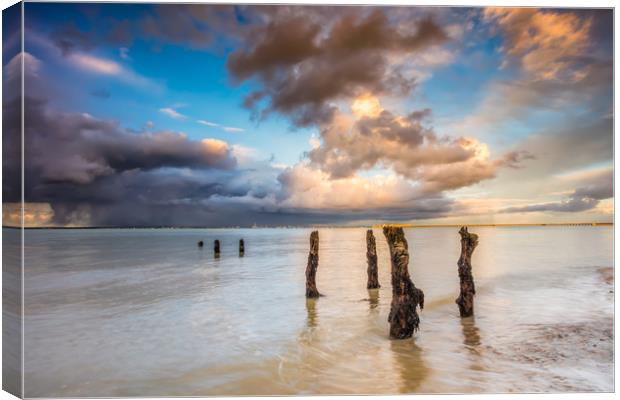 Remains Of the Past Canvas Print by Wight Landscapes