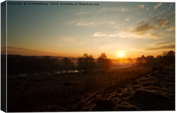 Magic Hour At Chasewater Canvas Print by rawshutterbug 