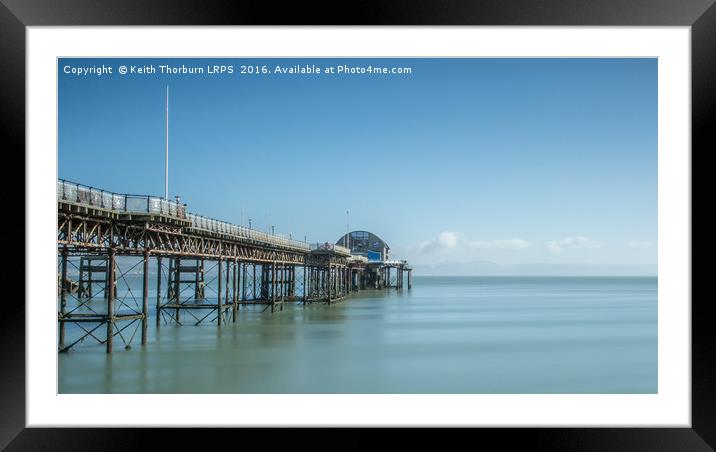 Mumbles Pier Framed Mounted Print by Keith Thorburn EFIAP/b