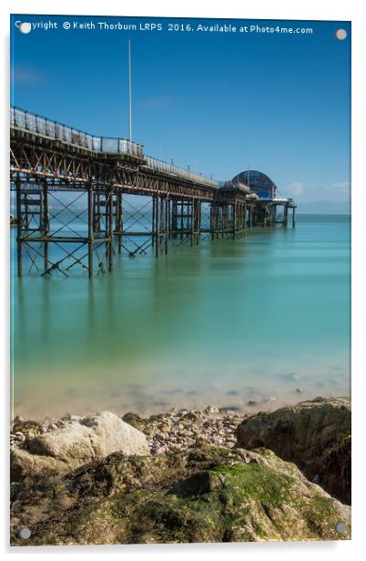 Mumbles Pier Acrylic by Keith Thorburn EFIAP/b