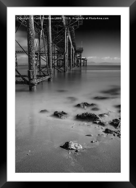 Mumbles Pier Framed Mounted Print by Keith Thorburn EFIAP/b