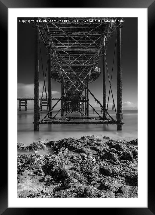 Mumbles Pier Framed Mounted Print by Keith Thorburn EFIAP/b